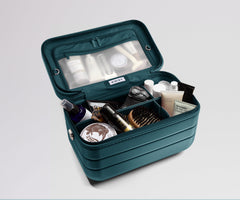 The Train Case in Stormy Teal